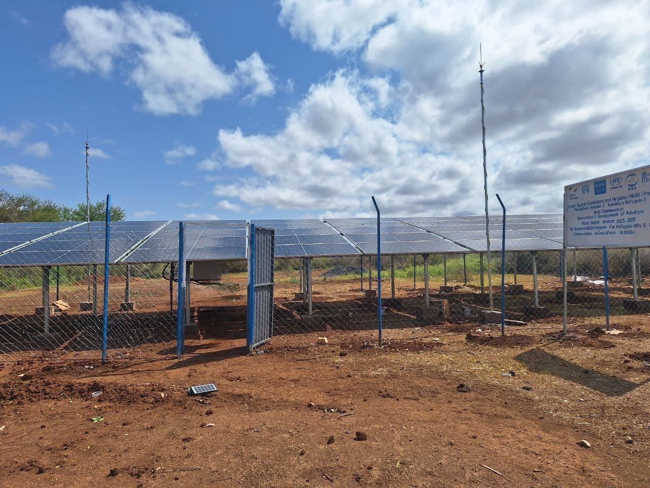 Irrigation solar pumping